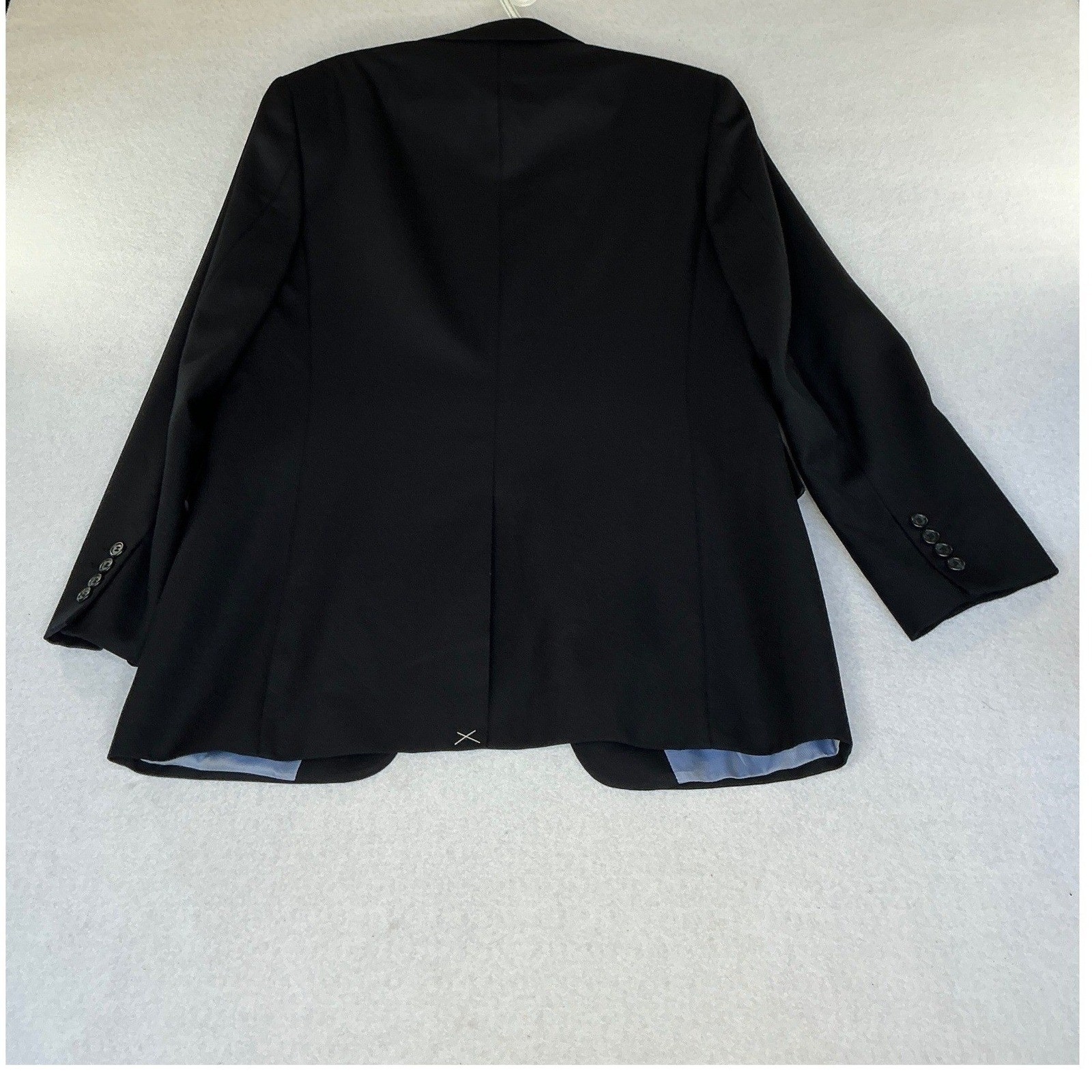 J.Crew Blazer Suit Jacket Mens 40R Navy 100% Wool Two Button Made in Hungary