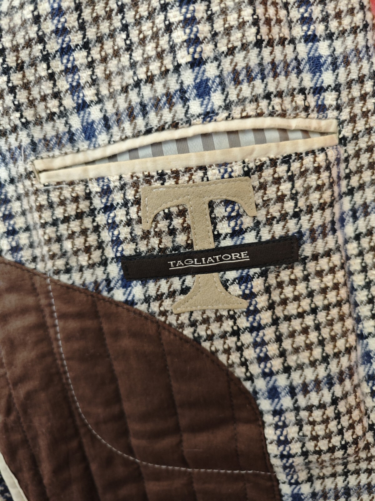 Italian Chic TAGLIATORE 700€ Men’s Blazer Jacket Size EU 50 ( M ) Made in Italy