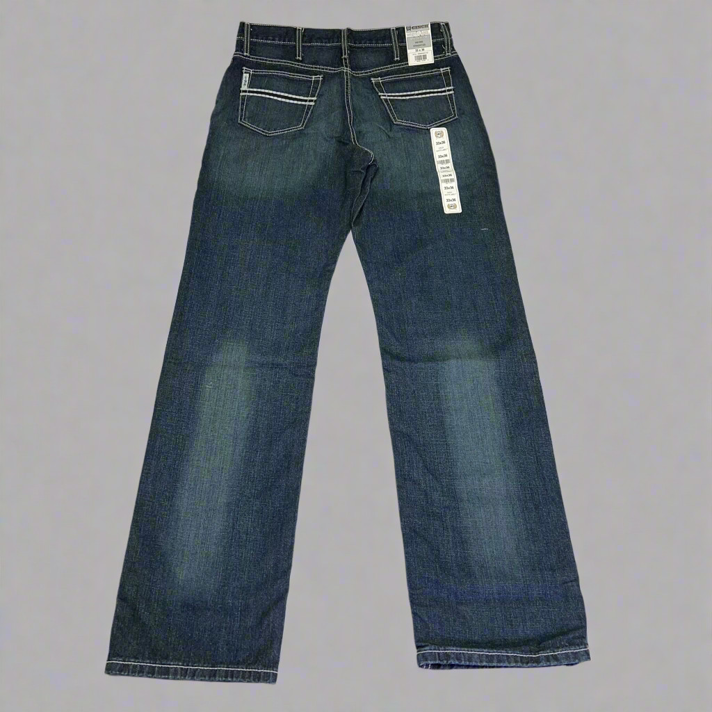 CINCH Relaxed Fit White Label Jeans Men’s Sz 33 X 36 Stonewash Indigo MB92834019