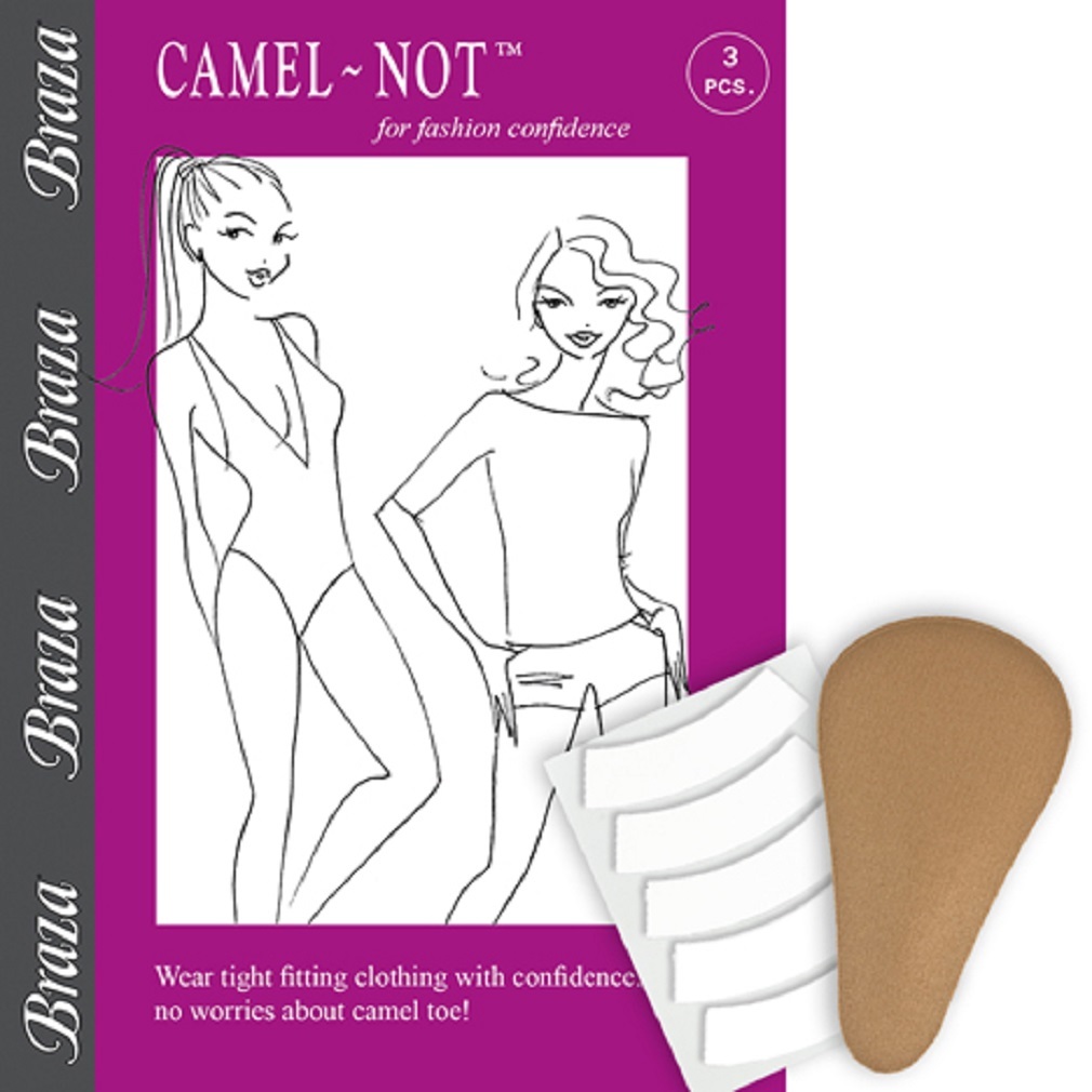 Braza Camel-Not Camel Toe Cover Foam Pad Inserts with Adhesive Tape Style S/3022