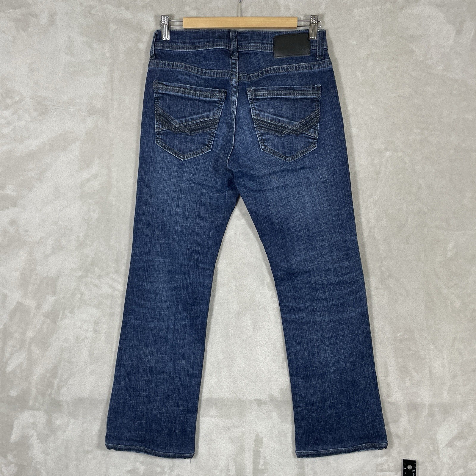 Buckle BKE Aiden Bootcut Jeans Stretch Denim 28×30 (hemmed 28×27) Mens Pants