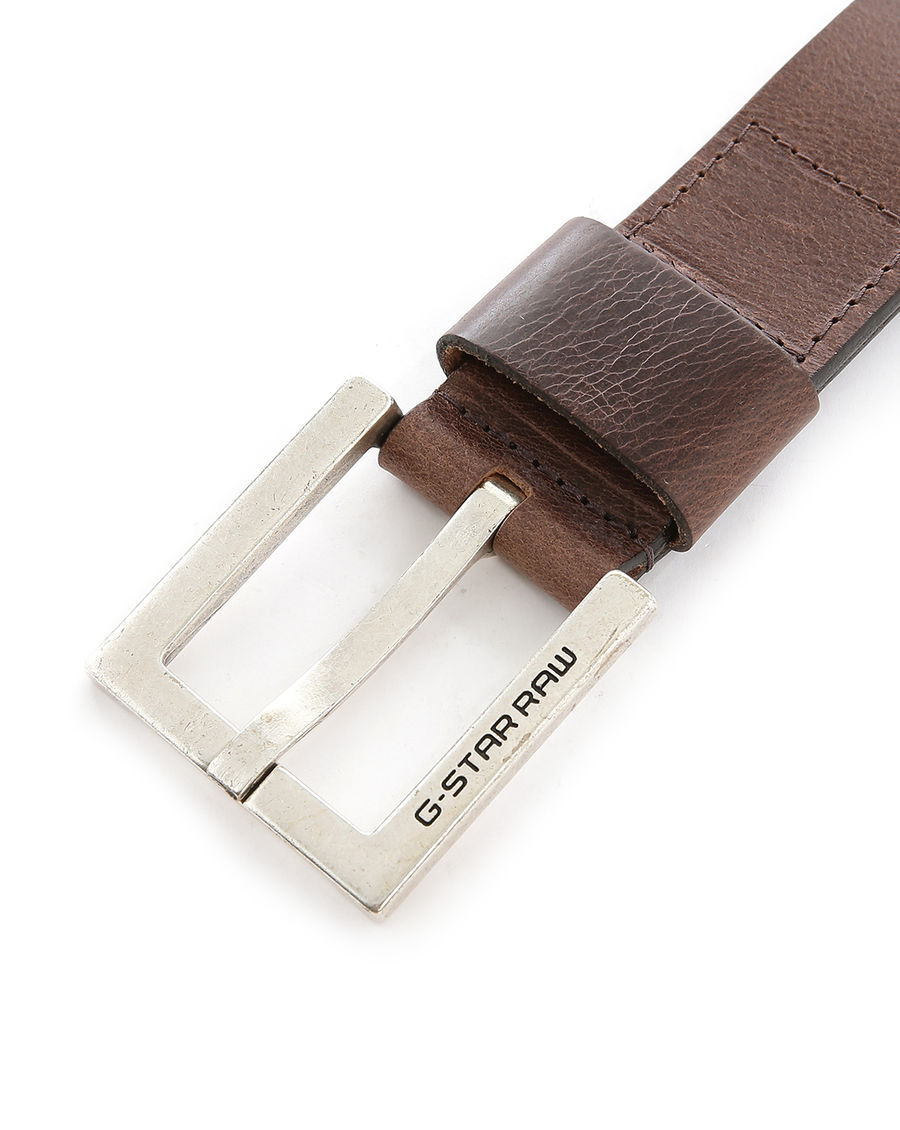 NWT Men’s G-Star Raw Duko Leather Belt Dark Brown Size 28 30 32 34 36 SOLD OUT