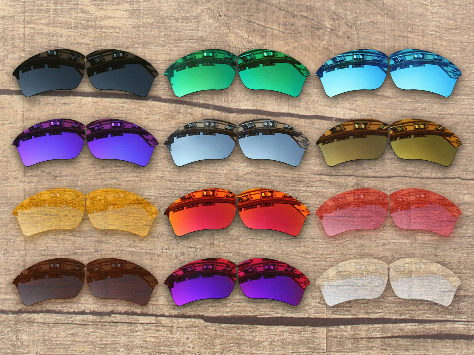 Vonxyz Polarized Replacement Lenses for-Oakley Half Jacket 2.0 XL OO9154-Options