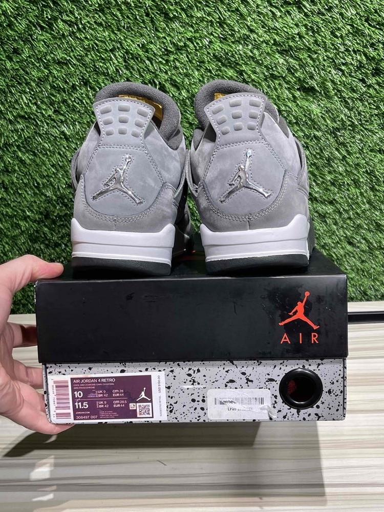 Size 10M/11.5W – Jordan 4 Retro Cool Grey (2019) Sz 10. 308497-007 Pre-Owned