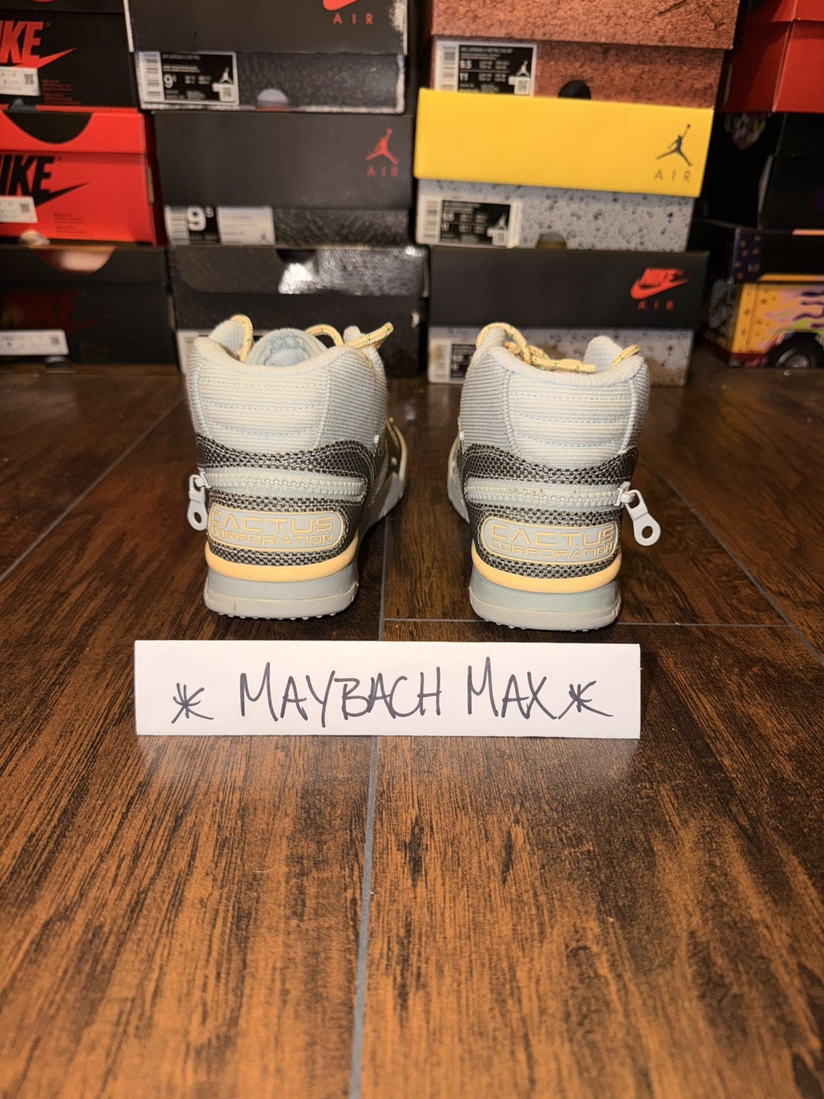 Travis Scott x Nike Air Trainer 1 SP Gray Sz. 4