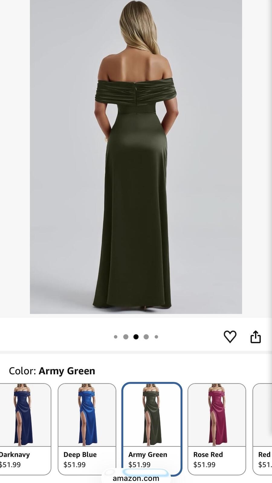 Viral OYS Off Shoulder Formal Dress