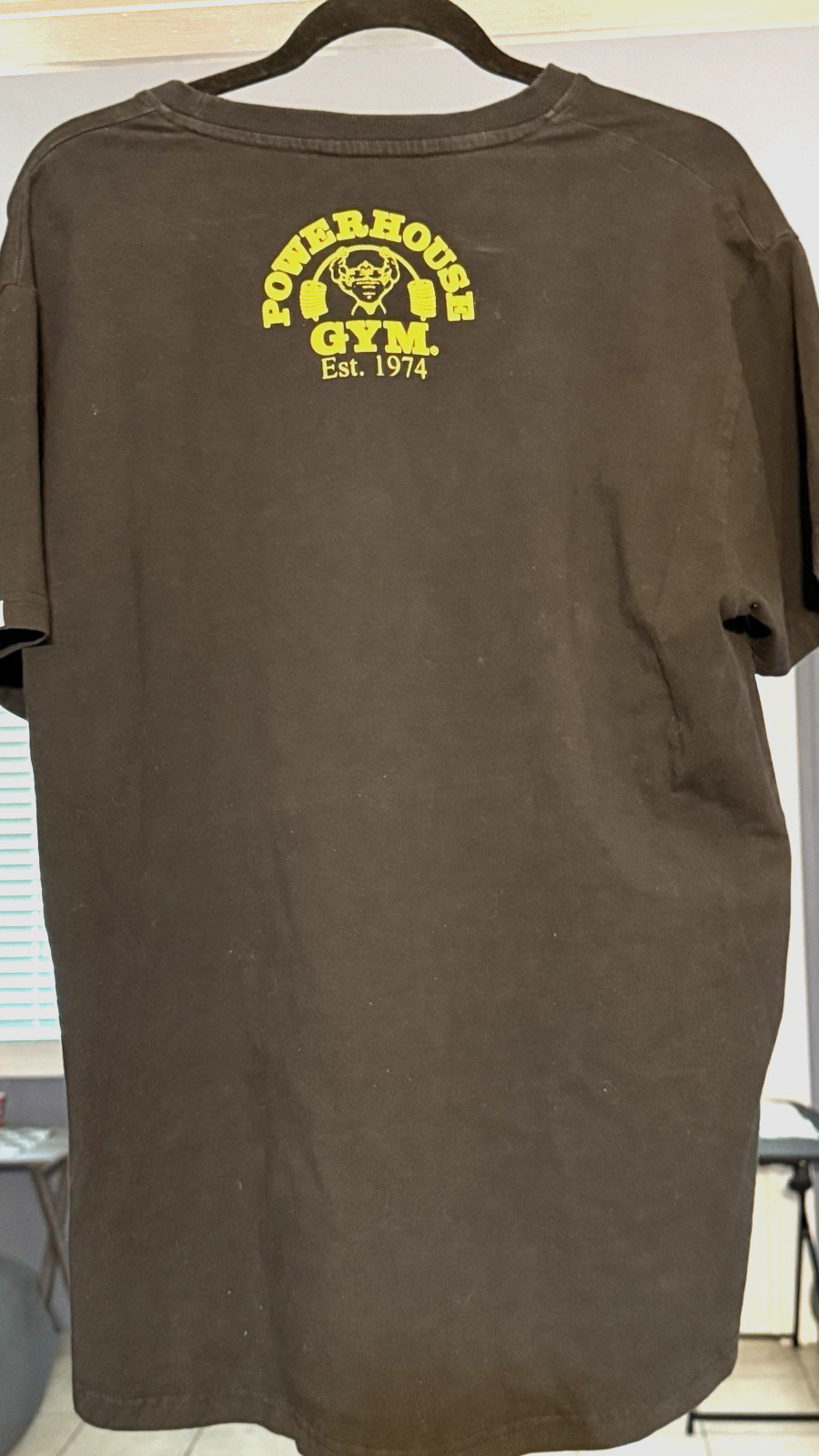 POWERHOUSE GYM Est 1974 Front & Back Bodybuilding Weightlifting Extra Large XL