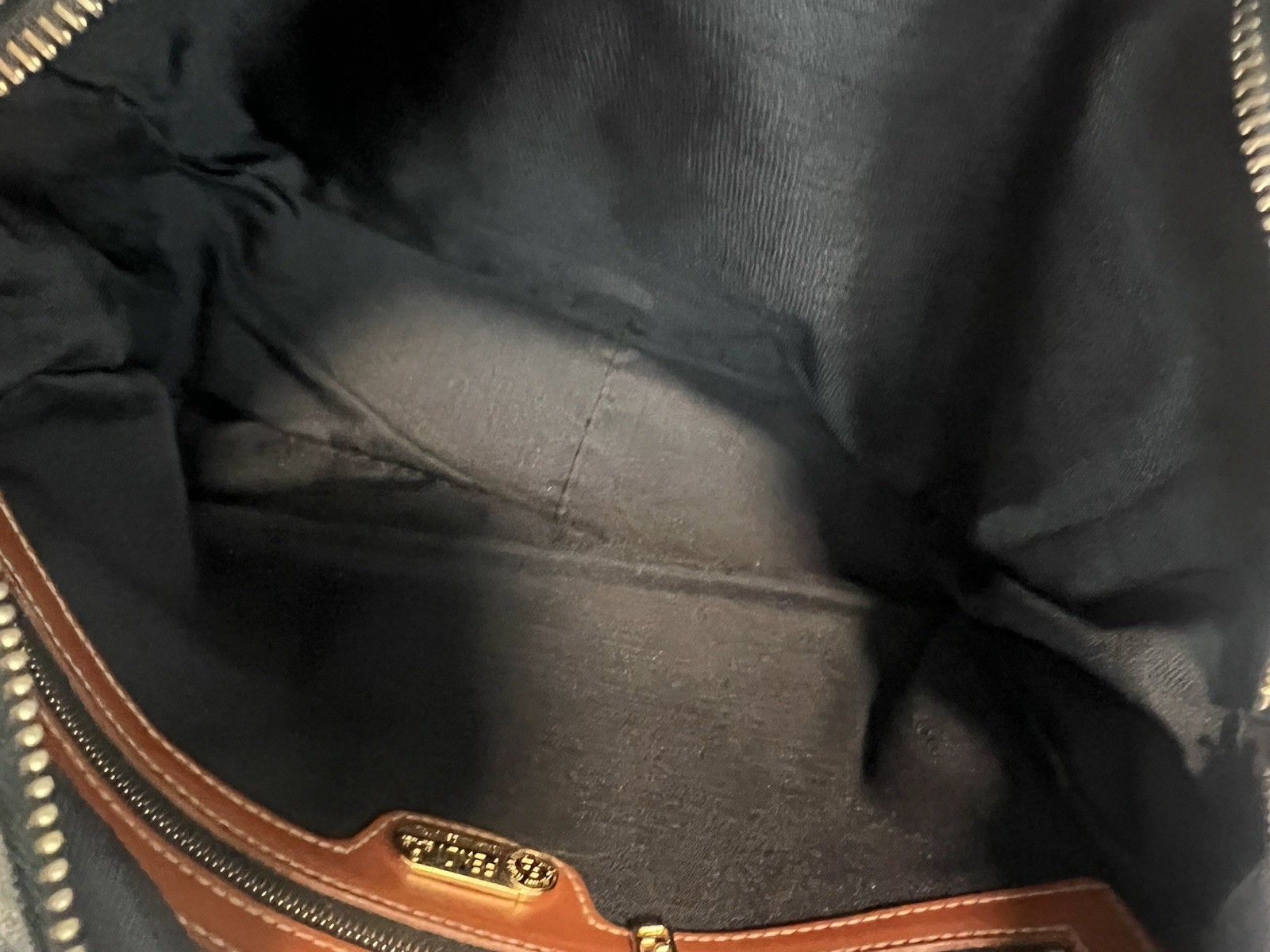 Fendi Bag Crossbody FF Logo Purse Brown Stripe Gold Buckle Zucca Long Man Camera