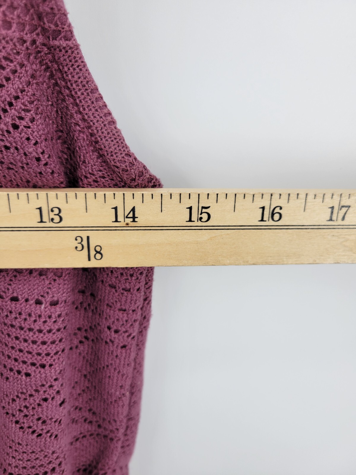 Cotton On Dress Womens Small Maroon Crochet Sleeveless Fit & Flare Boho
