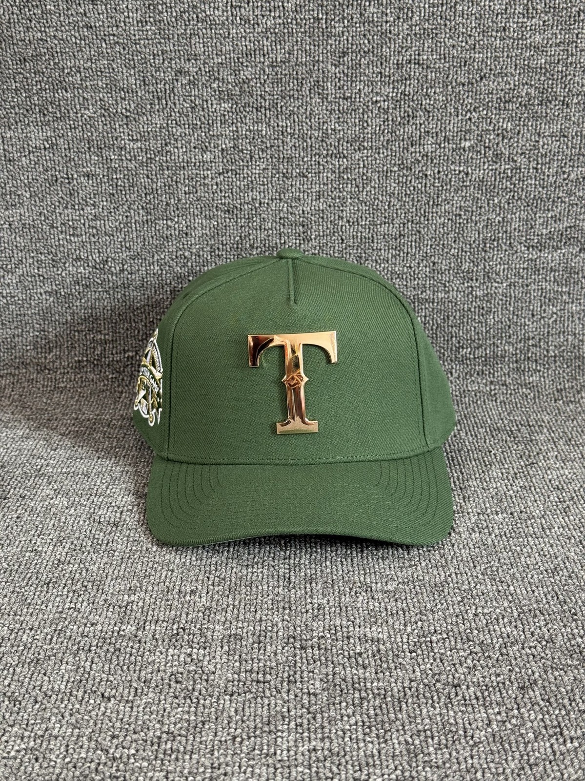 Mitchell & Ness Texas Rangers Snapback Olive Green 1995 All Star Cap