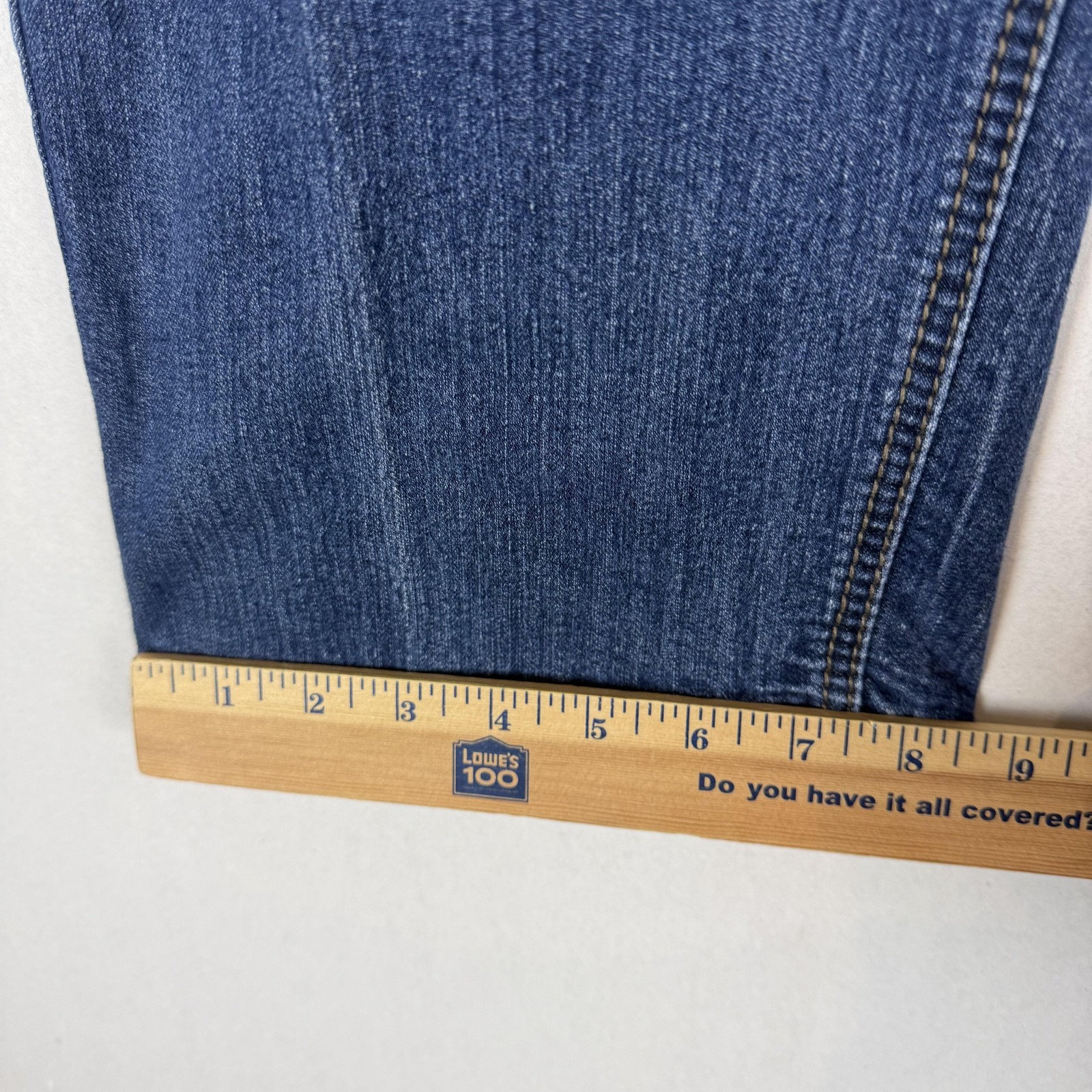 Avenue Denim Jeans Womens 20P Blue Medium Wash High Rise Straight Stretch