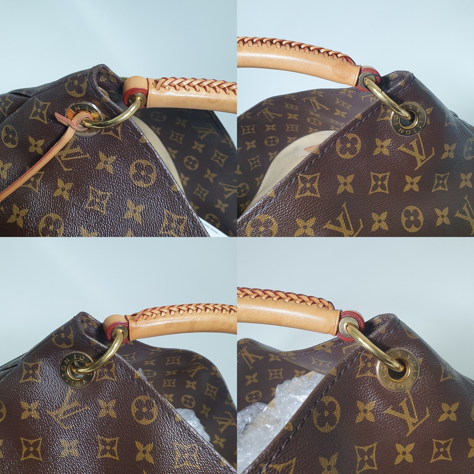 Authentic Louis Vuitton Artsy MM Monogram M40249 Guaranteed Genuine Daily LF449