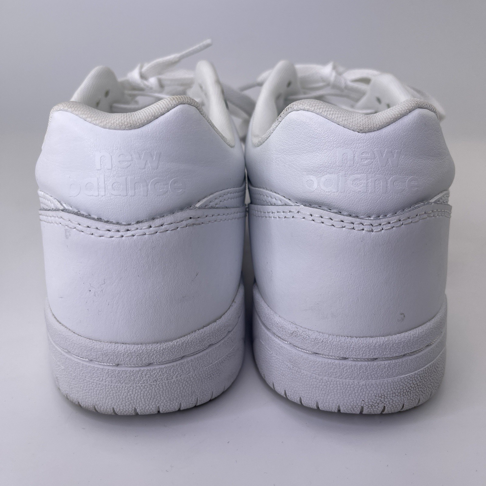New Balance 480 V3 White Leather Casual Sneakers BB480L3W Men Sz 9.5 D No Insole