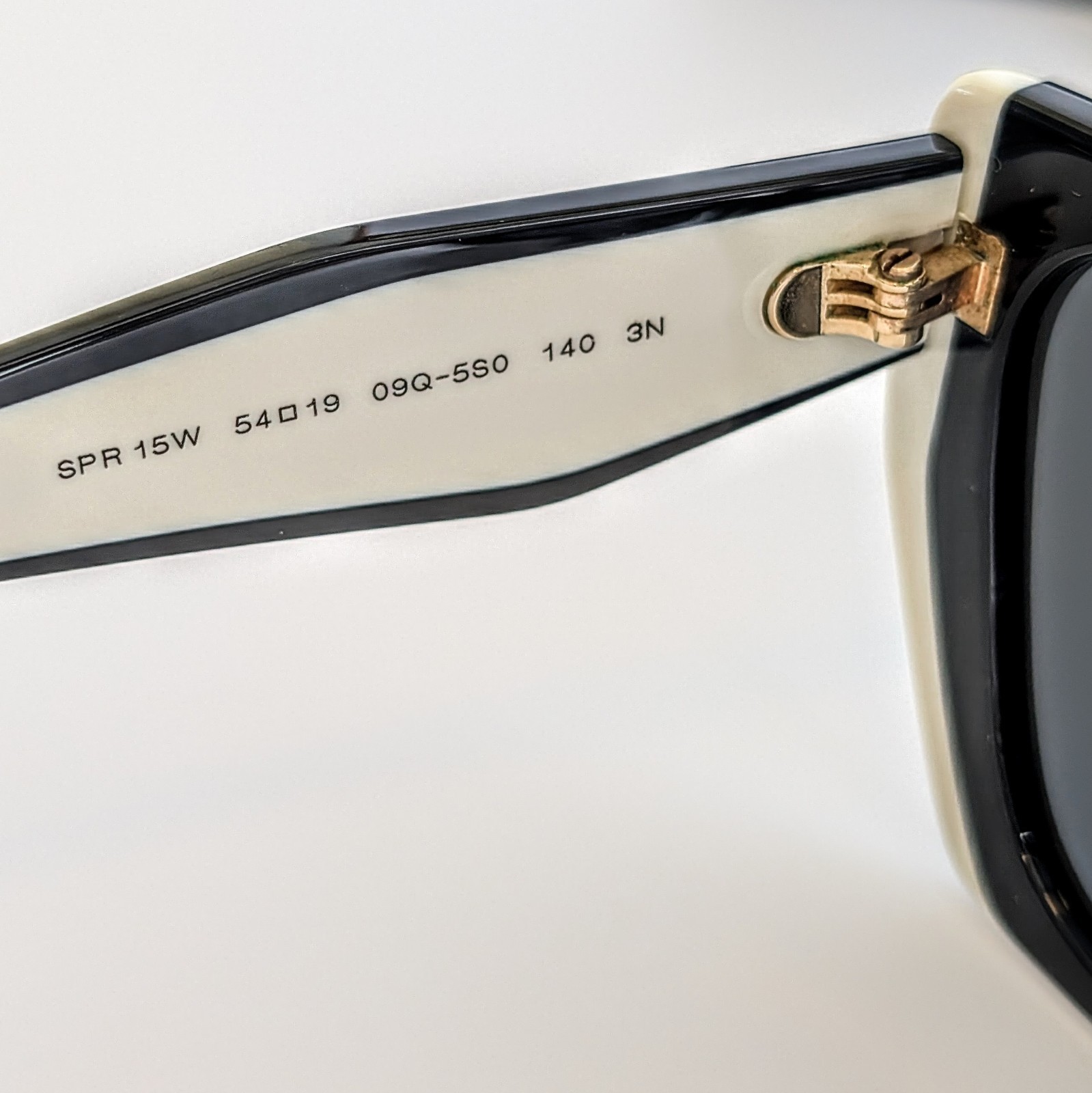 ​Prada Sunglasses Monochrome SPR 15W Black White Geometric PR 15WS 09Q-5S0 New!