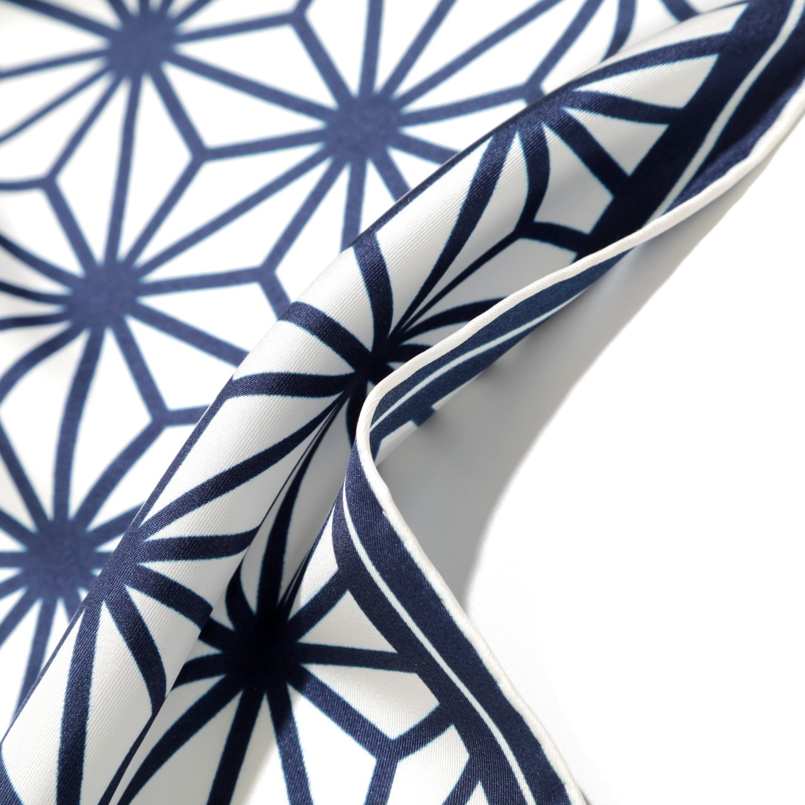 Men’s 100% Silk Twill Pocket Square for Suit Handkerchief Japanese Geometric