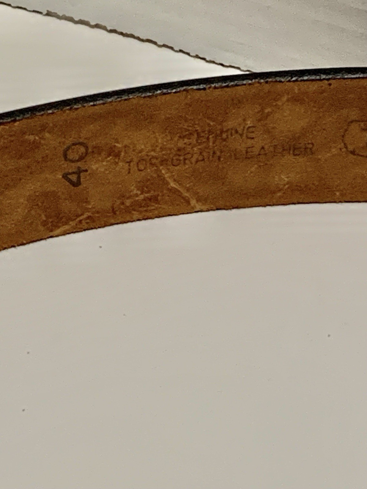 Men VNTG 40 “Comanche “Handmade Genuine Top grain Leather Belt 56364 Made In USA