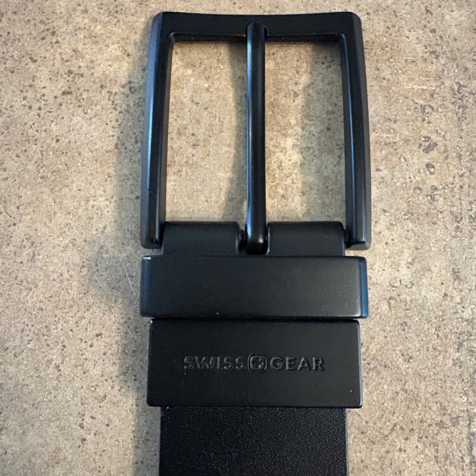 Swiss Gear Belt Black Casual Dress Belt Mens 47″ (not including buckle)