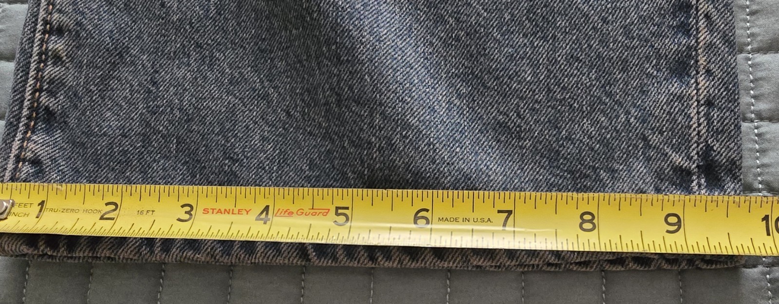 NWT Levi’s Premium 578 Baggy Denim Jeans Mens 32×32 Blue Cotton Wide Leg Pants