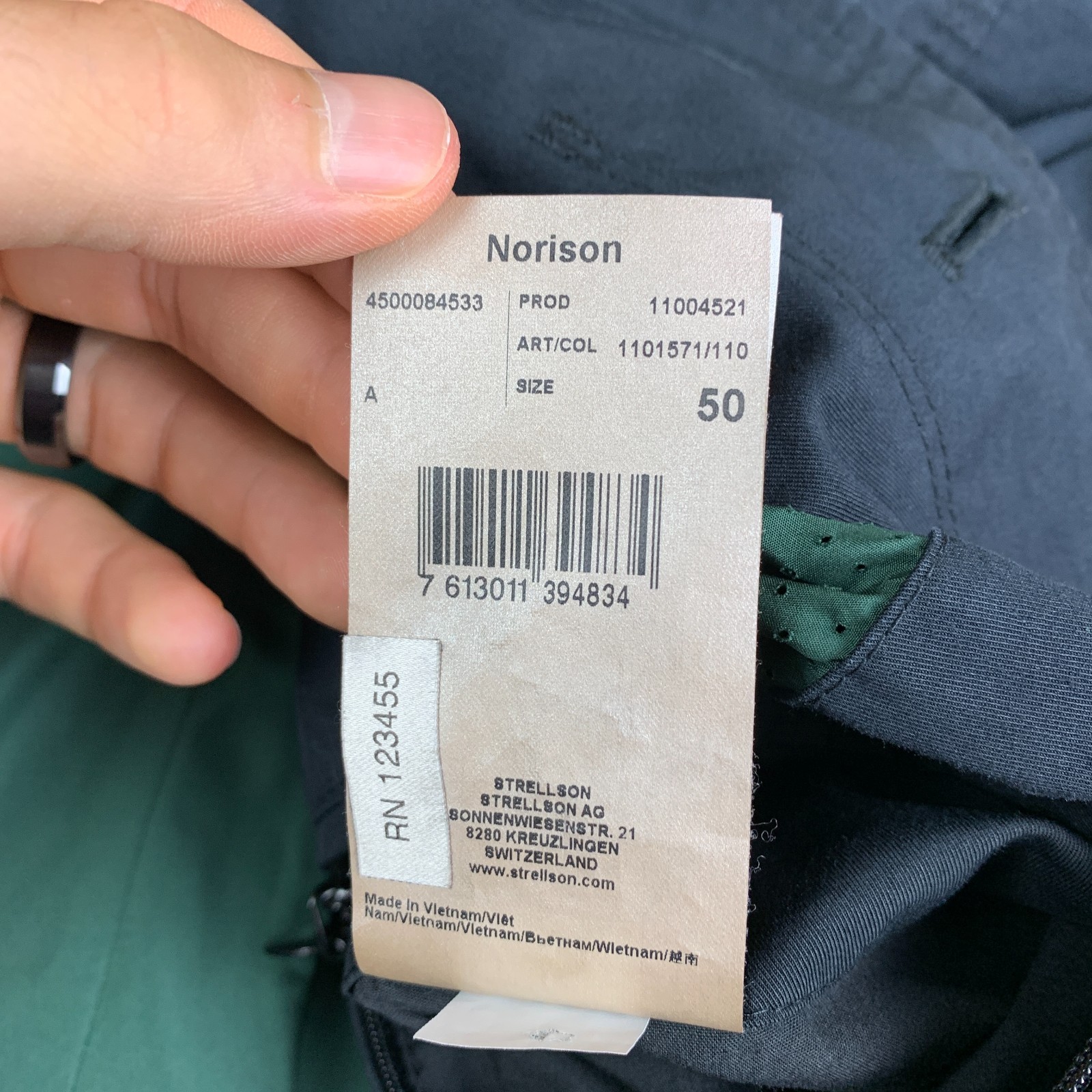 Strellson Coat Mens 50 Cargo Pockets Utility Jacket Button Closure (Dark Blue)