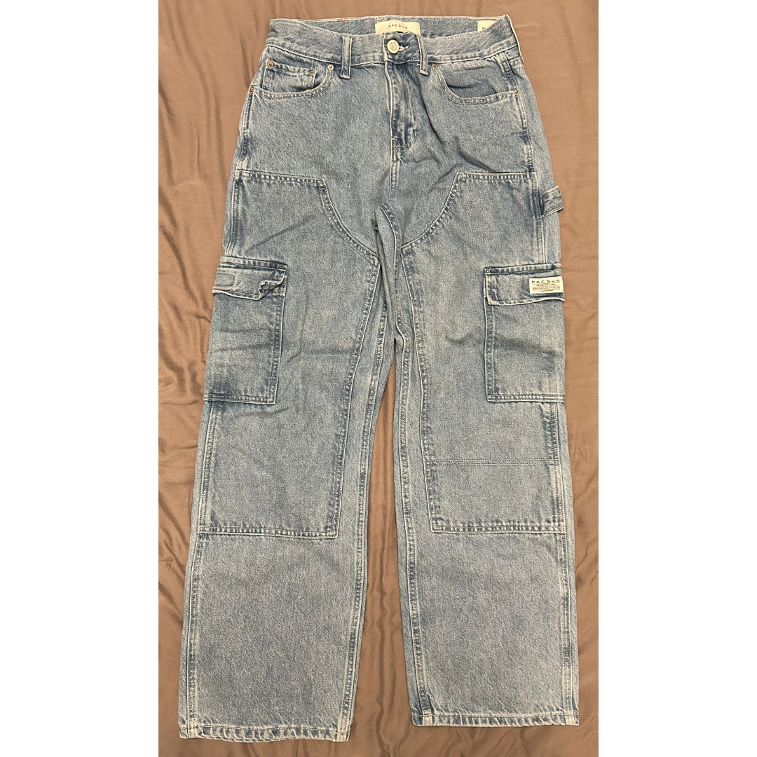 PacSun Blue Cargo Jeans Men’s 28×30