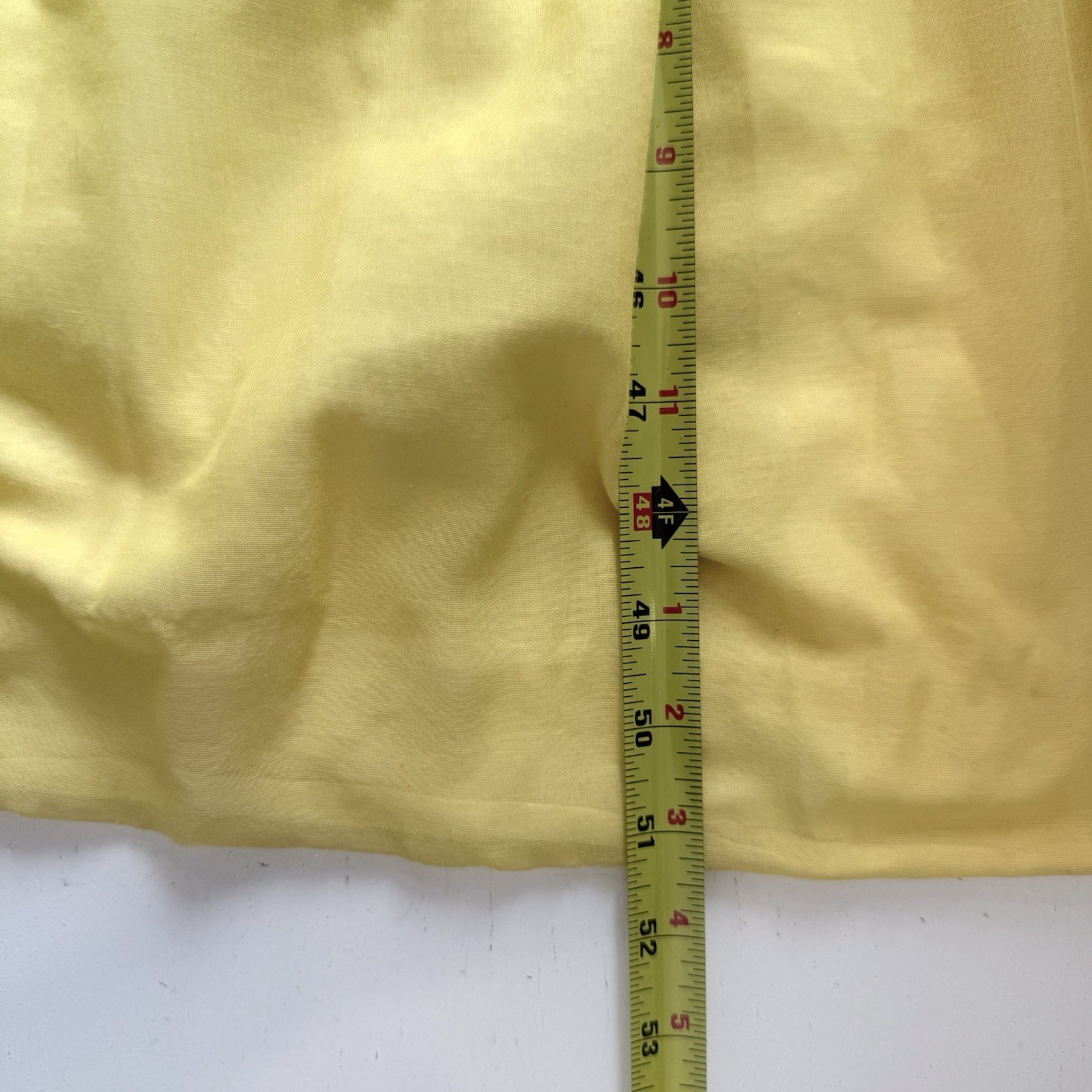 Vintage 1960s Liberty House Yellow Maxi Dress 6 Hippie Embroidered Festival #167