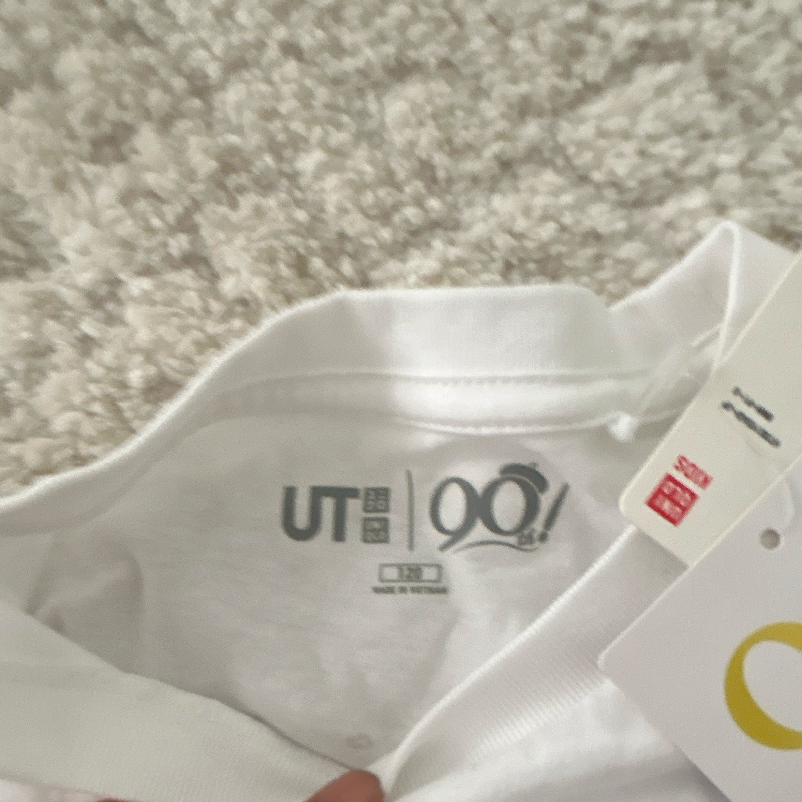 UNIQLO UT Doraemon 90th Anniversary White Crewneck T-Shirt size 120