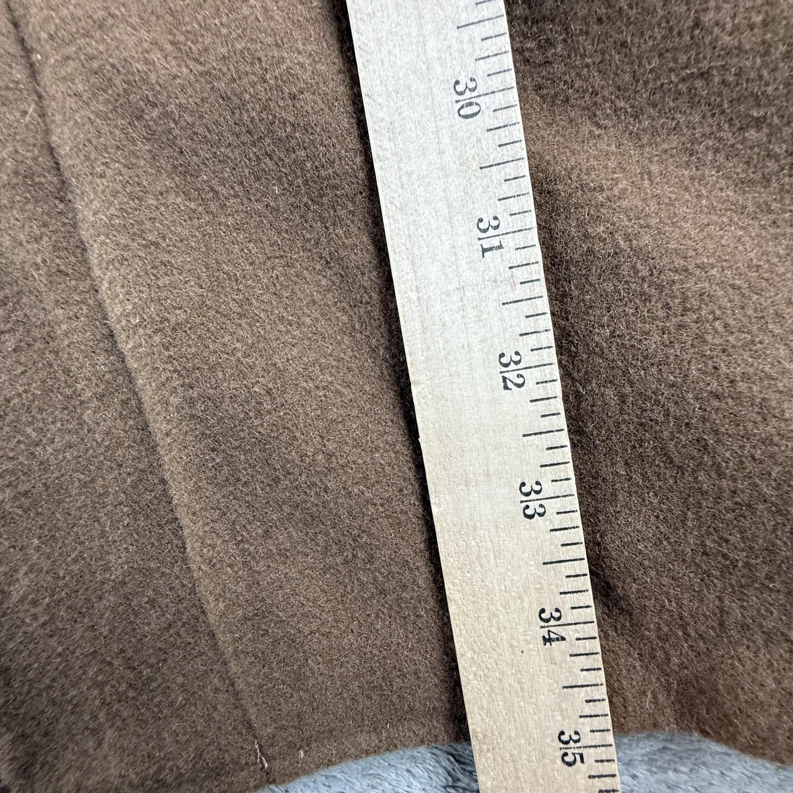 Woolrich Coat Mens Medium Brown Wool Overcoat Full Zip 22704 Nutmeg Lined Winter