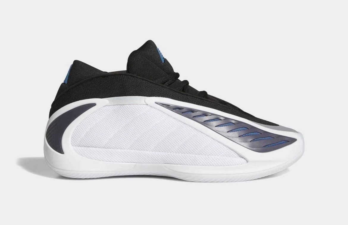 Adidas AE 2 Anthony Edwards ‘Alphadawg’ White Black Blue JQ9493 Men’s Sizes NEW