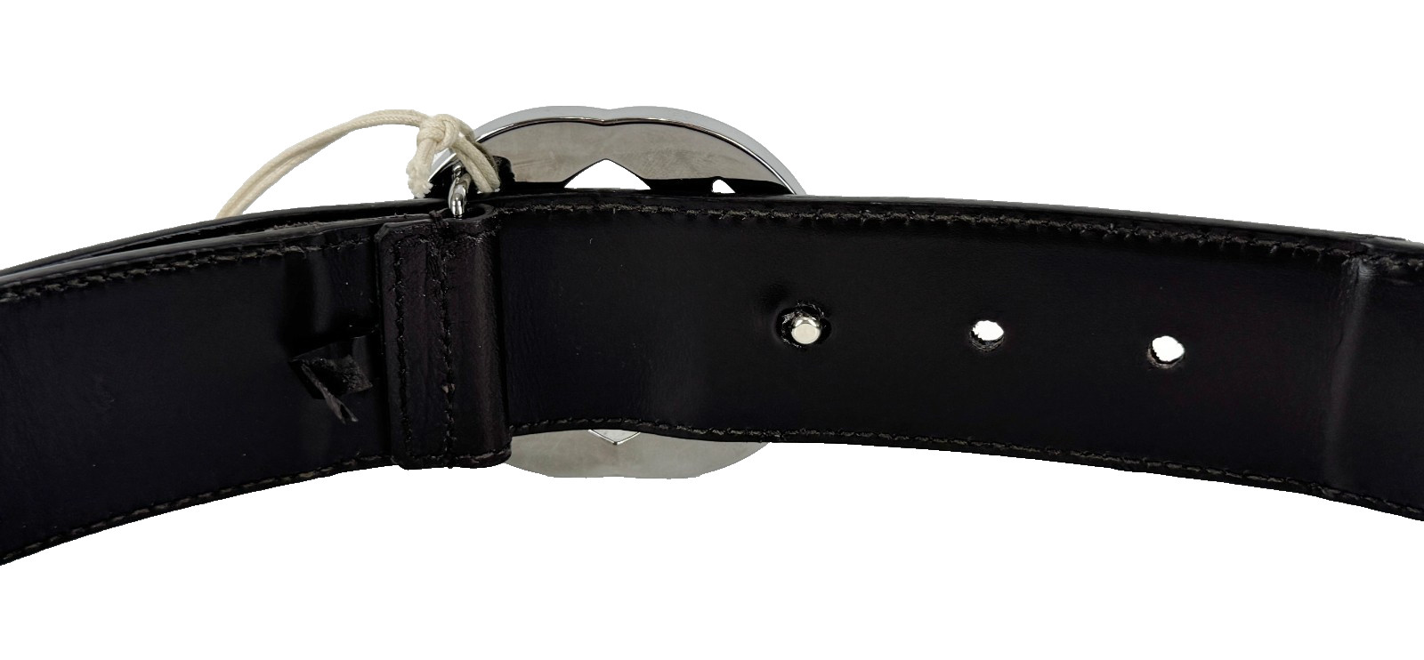 Gucci Auth Web Belt 80 cm 32 in Silver GG Red Green Fabric Brown Leather Runway