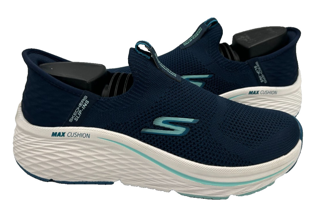 Skechers Women’s Slip-Ins Max Cushion Walking Shoes Dark Navy Size:7.5 92M