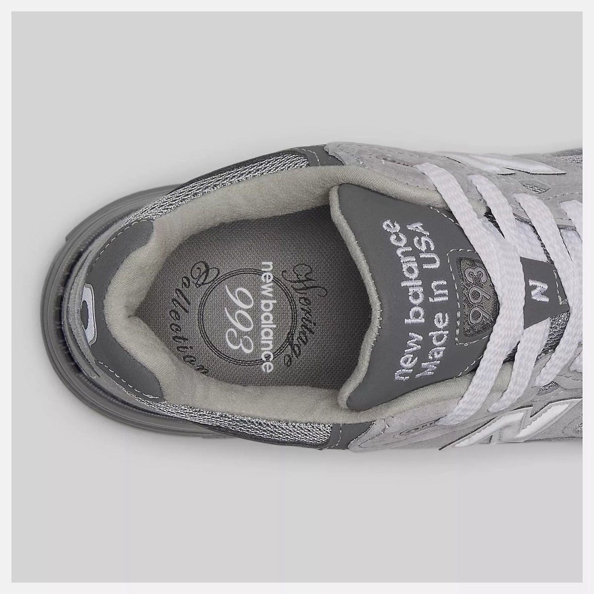 New Balance 993 ‘Grey White’ MR993GL Lifestyle Running Sneakers