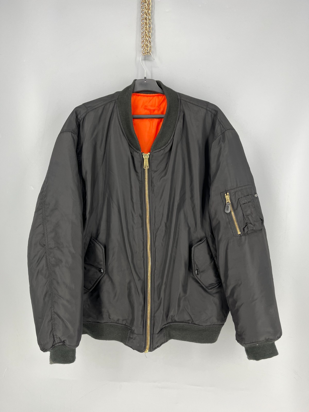 VIntage Military Bomber Jacket MA-1 Mil-Tec Army Size 3XL