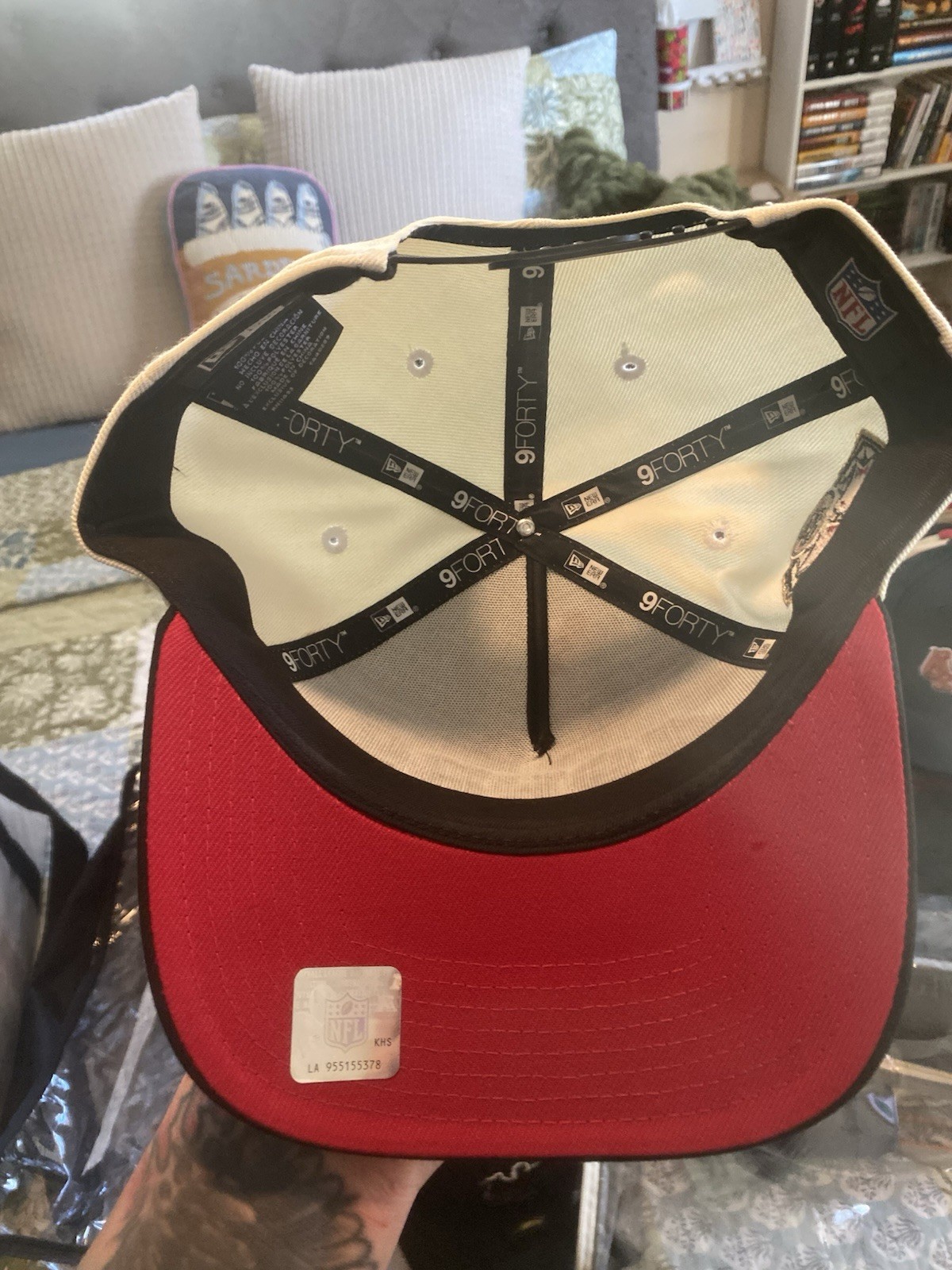 San Francisco 49ers Script 75th NFL New Snap Back