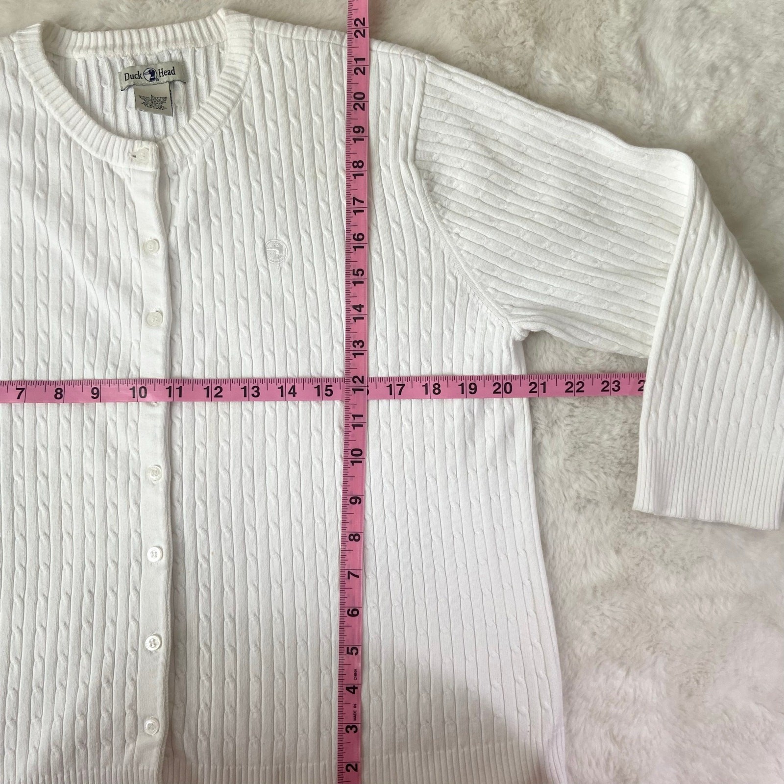 Vintage Duck Head Cotton Cardigan