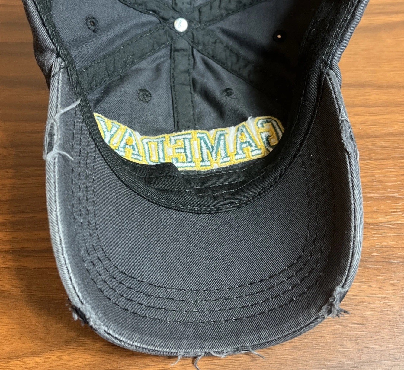 Kbethos “Gameday” Hat Distressed Worn Look Embroidered Baseball Cap Adult Strap