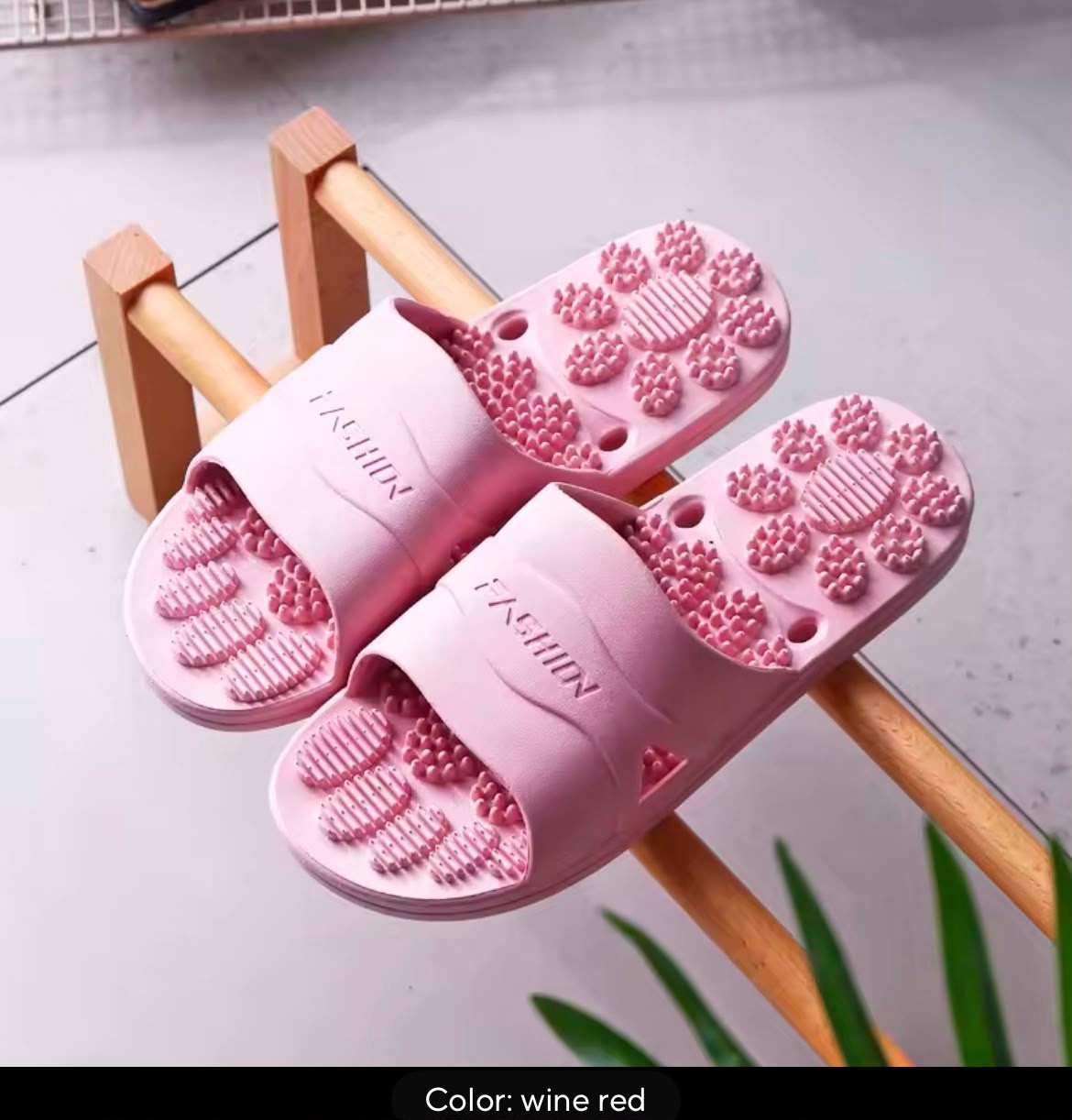 Spa Slippers Indoor Home Non-Slip Quick Dry Massage Shower Shoes Best Quality