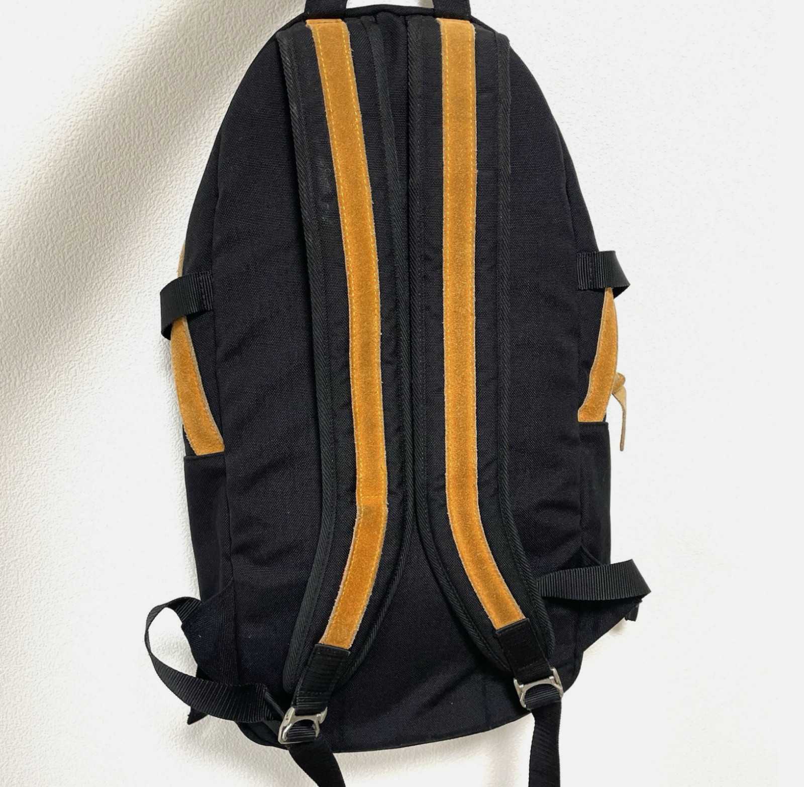 Masterpiece MSPC Backpack Bag Yellow Suede Leather Thin Made Japan RRP $339 RARE