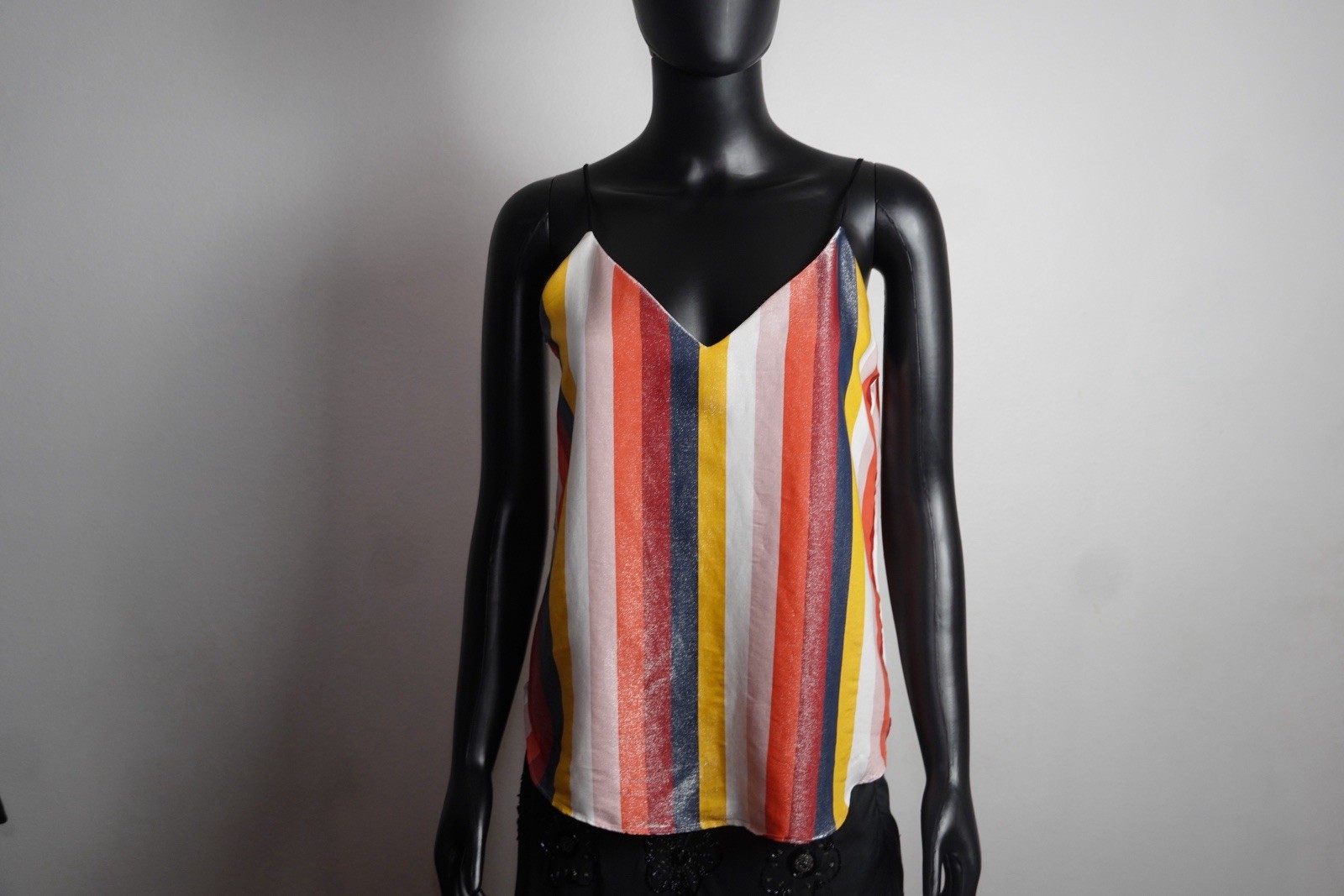 Express Womens Small Multicolor Stripe Cami Tank Top Boho Festival Summer