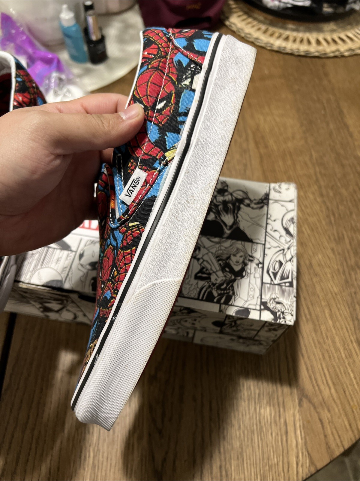 Vans Classic Slip-on X Marvel Spiderman US Men 10 Original Box included