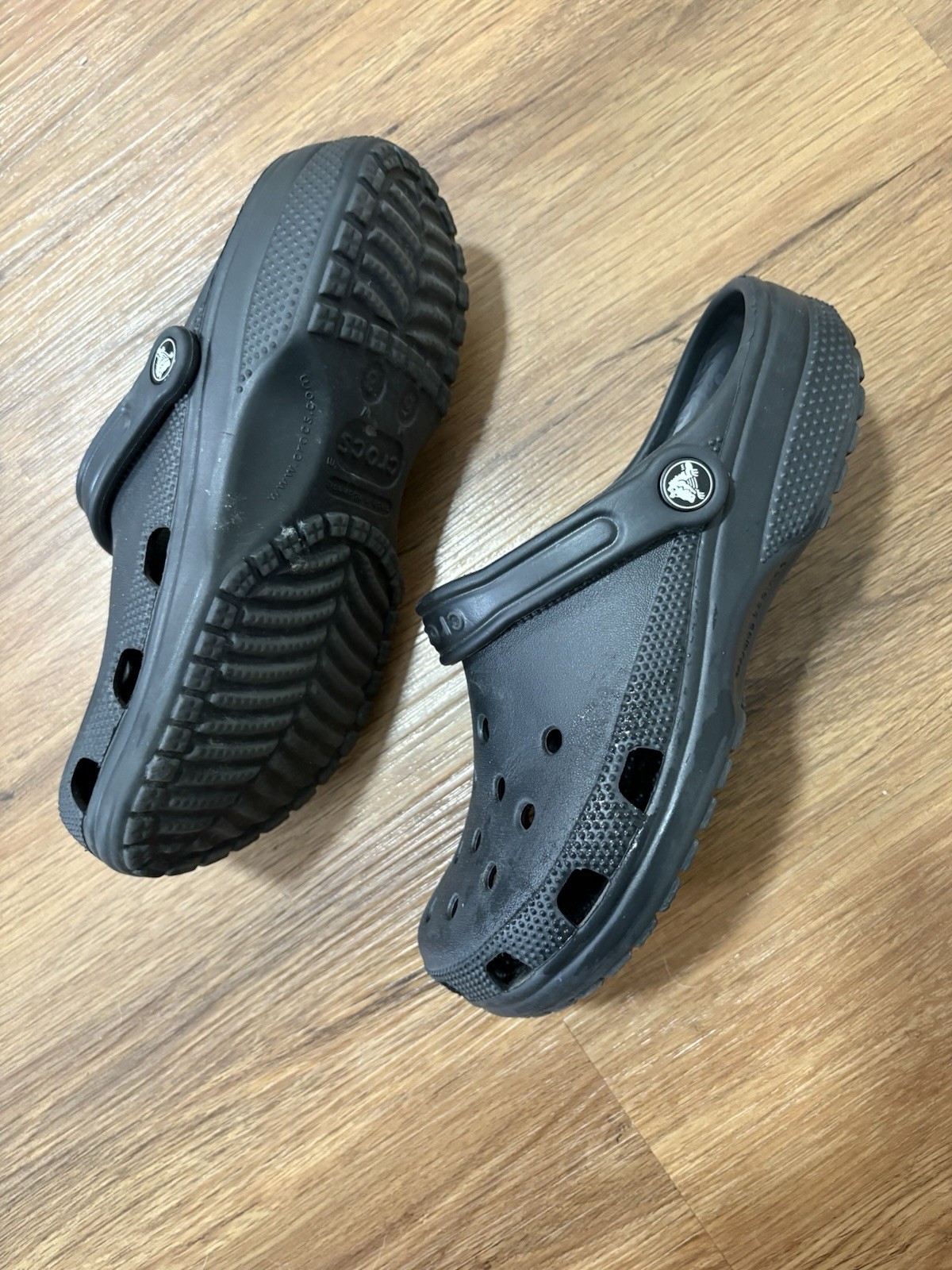 Crocs Classic Clog Black Men’s 6 Women’s 8 Slip On Comfort Shoes