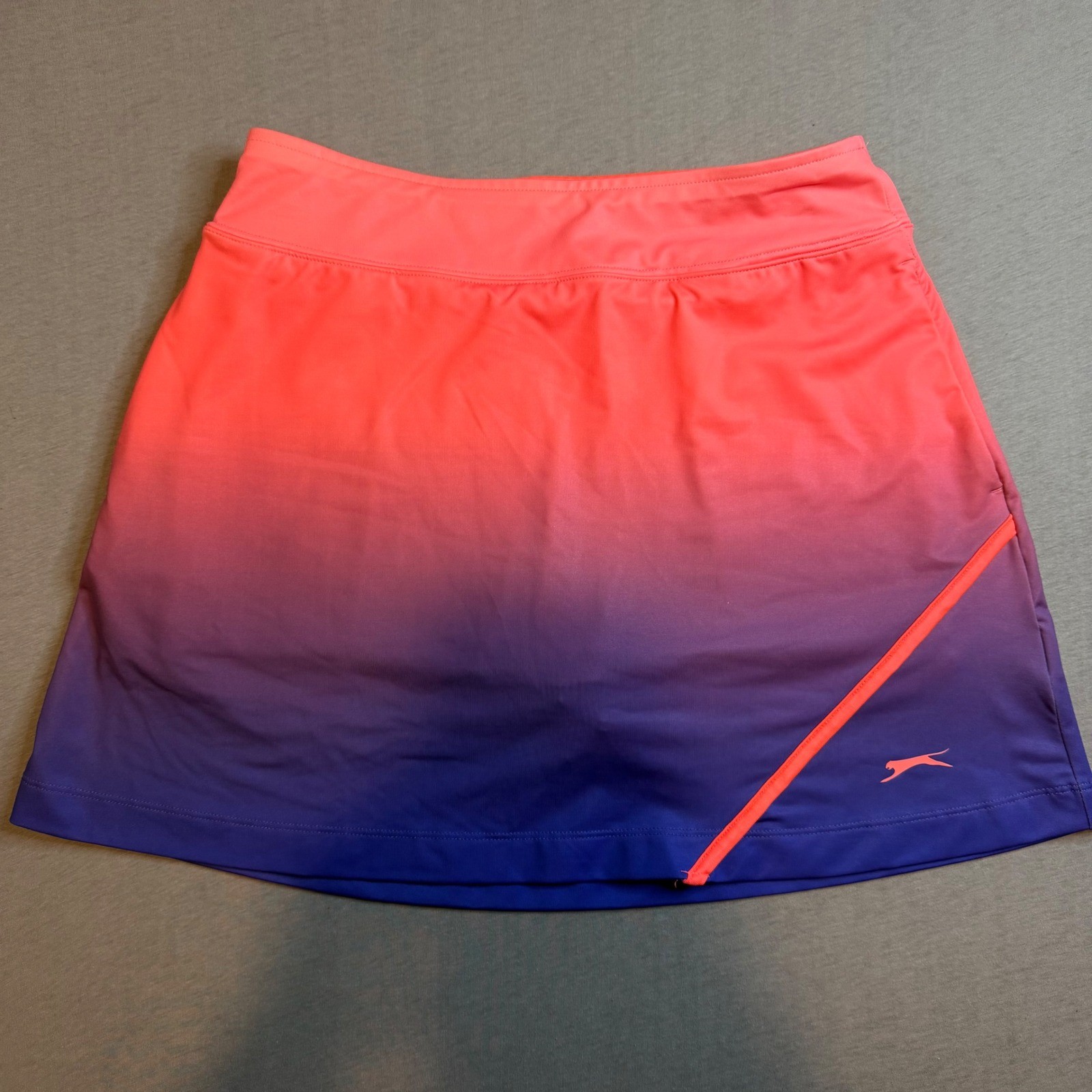 Slazenger Golf Skort Womens XS Pink Purple Ombre Gradient Athletic Skirt Pocket