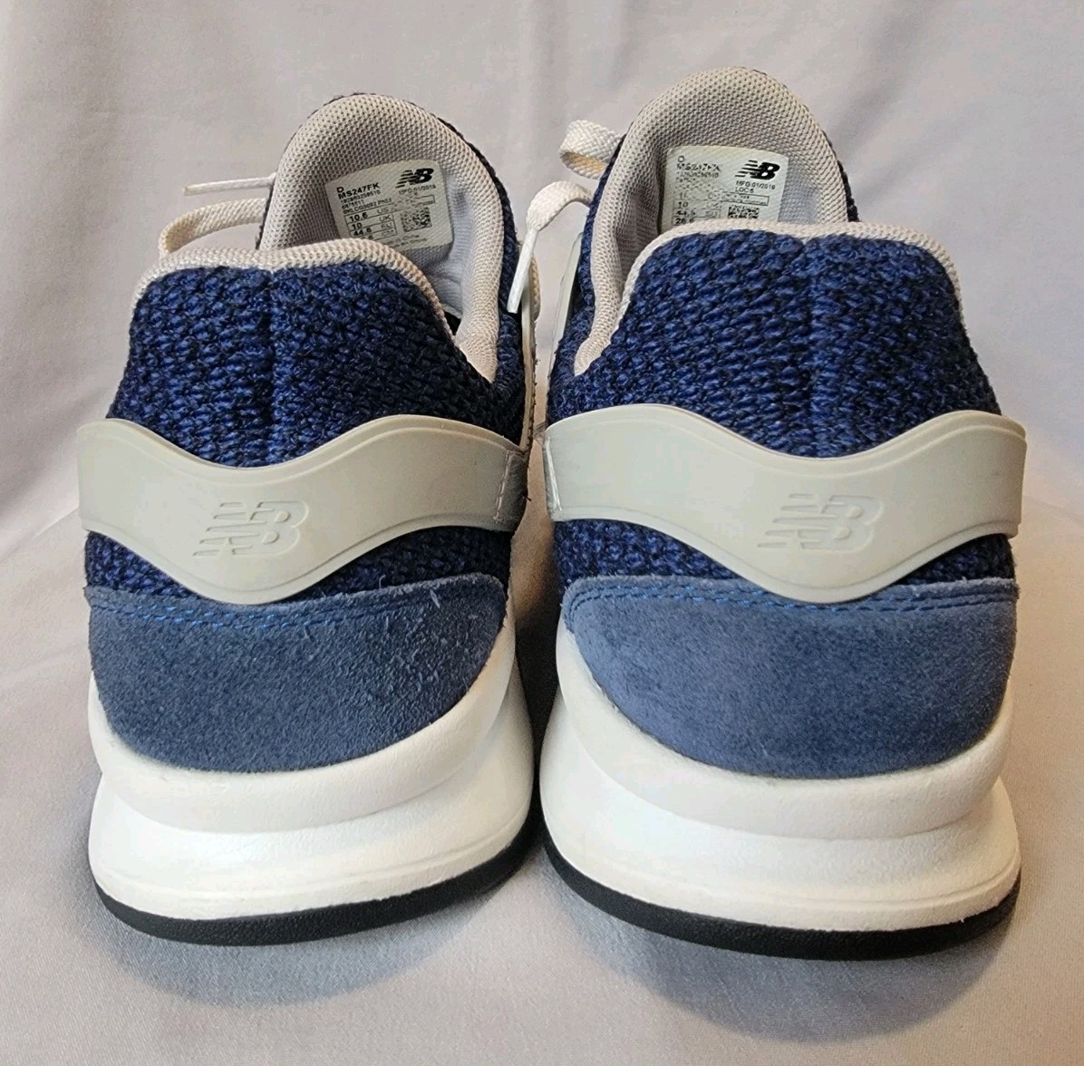 New Balance 247 Sneakers Mens Size 10.5 Blue Gray Running Shoes Walking MS247FK