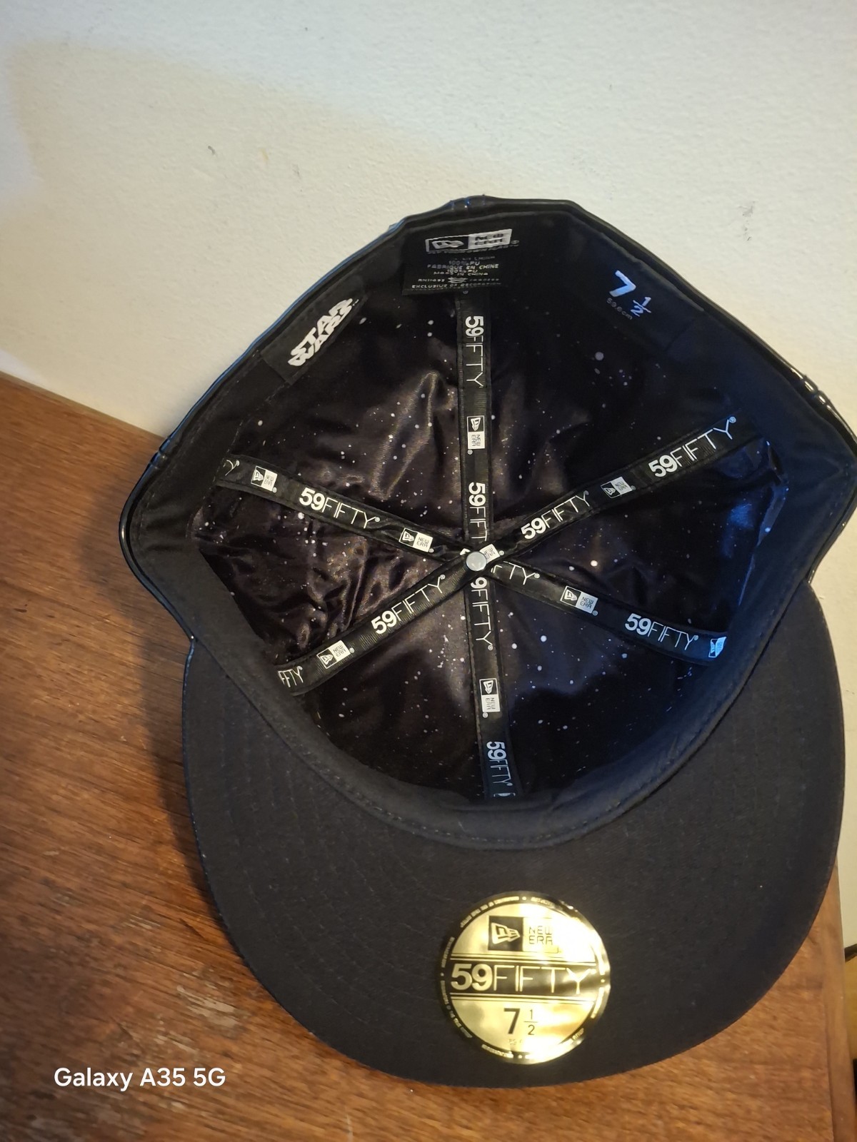 Authentic Collectible Star Wars Darth Vader New Era 59Fifty Fitted Hat 7 1/2