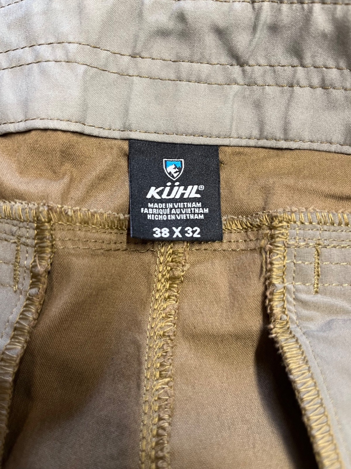 Kuhl Resistor Lite Chino Pants Brown Mens Tag 38×32 Actual 38×30.5 Stretch
