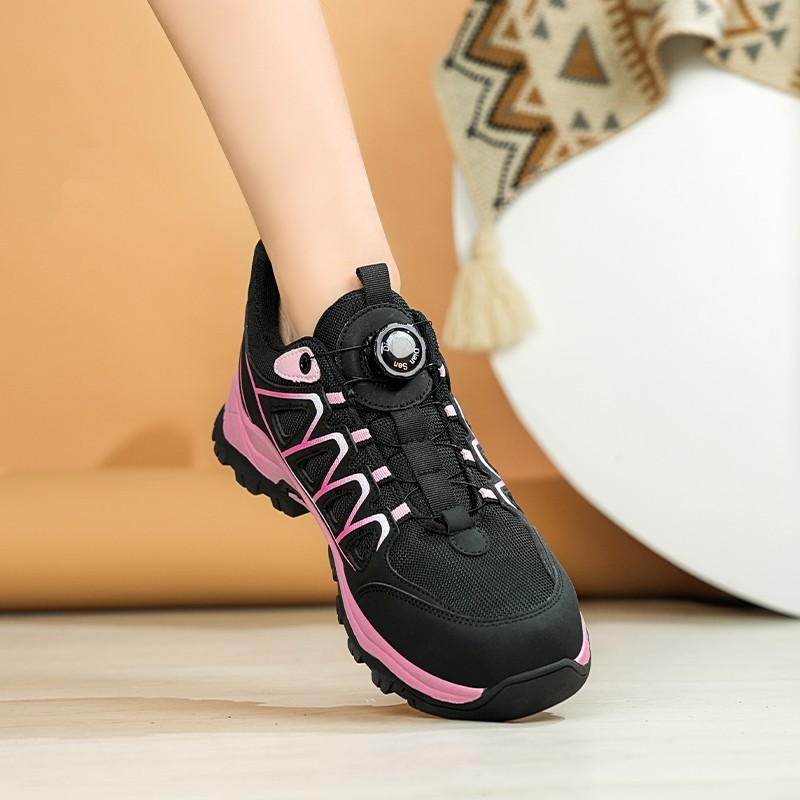 Women Rotary Buckle Steel Toe Safety footwear Indestructible comfortable Work
