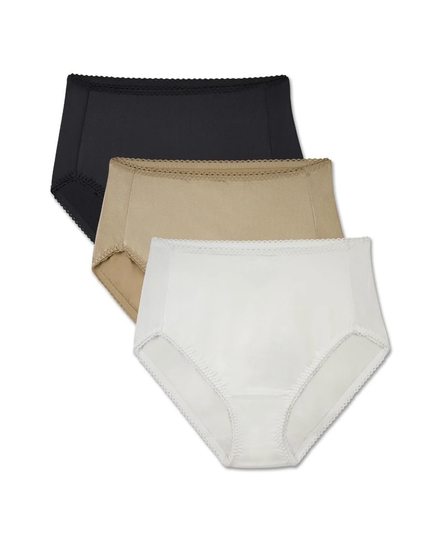 3 Pair Vanity Fair Radiant Women’s Underwear Undershaper Panties High Waist 4XL