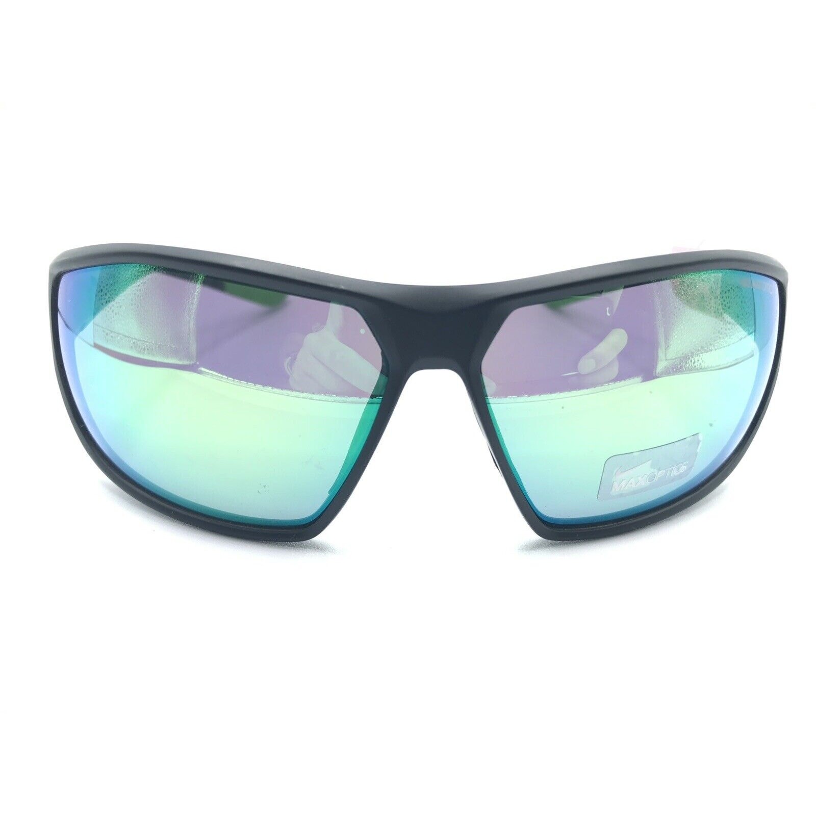 Nike Ignition R EV0867 003 Black Green Wrap Sunglasses Frames Designer Men Women