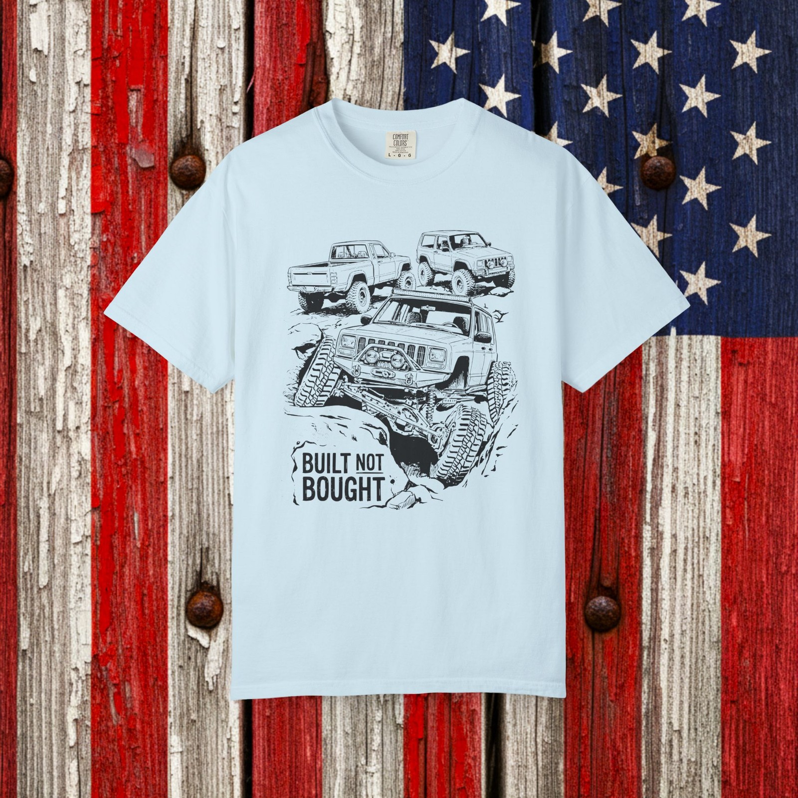 Cherokee XJ and Comanche MJ Rock Crawling Offroad Built 4×4 T-Shirt