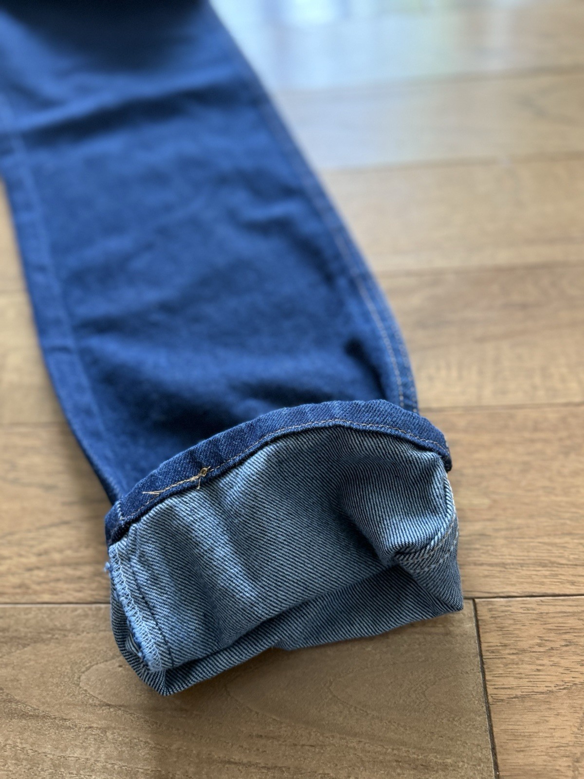 VINTAGE NOS RUSTLER HEAVY RAW DENIM REGULAR JEANS NWT 30×32 Western Workwear