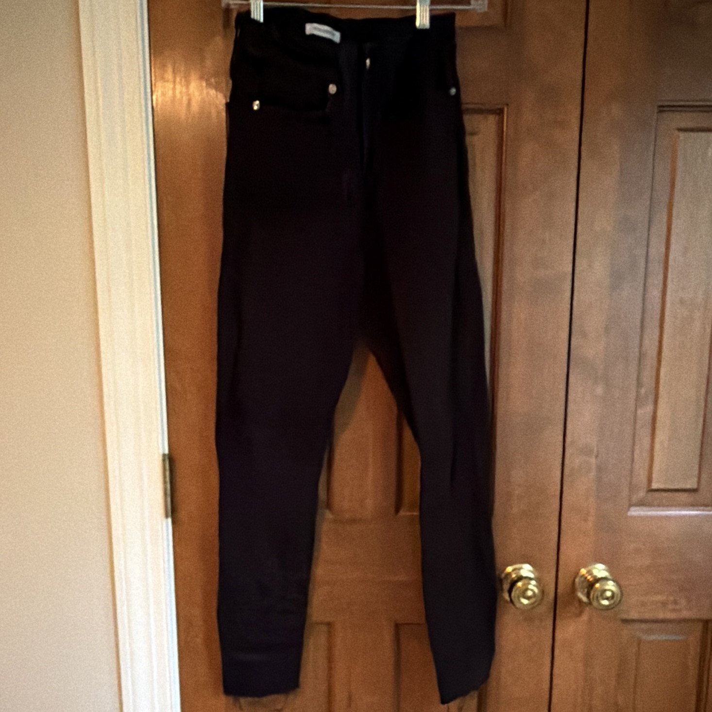 Good American Women’s Black Dark Wash Denim Skinny High Rise Slim Stretch Jeans